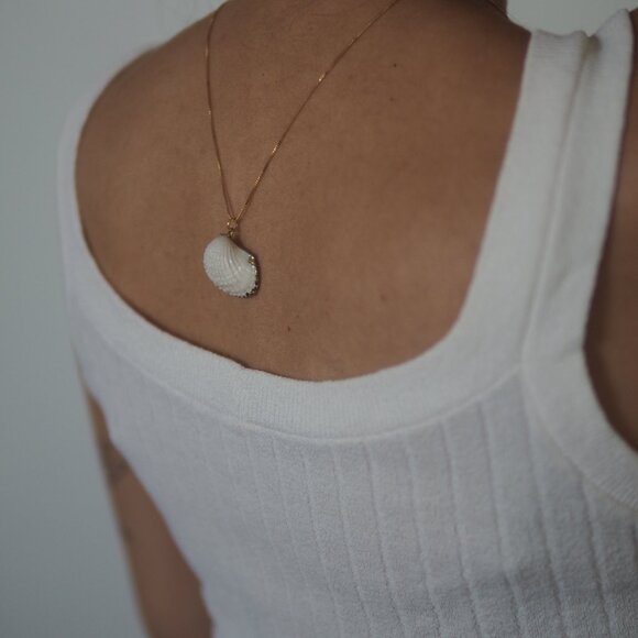 Seashell Pendant Necklace - Picture 2 of 2